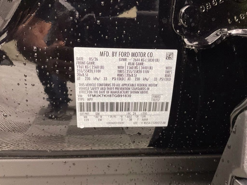 2026 Black Metallic Ford Explorer ST-Line RWD SUV