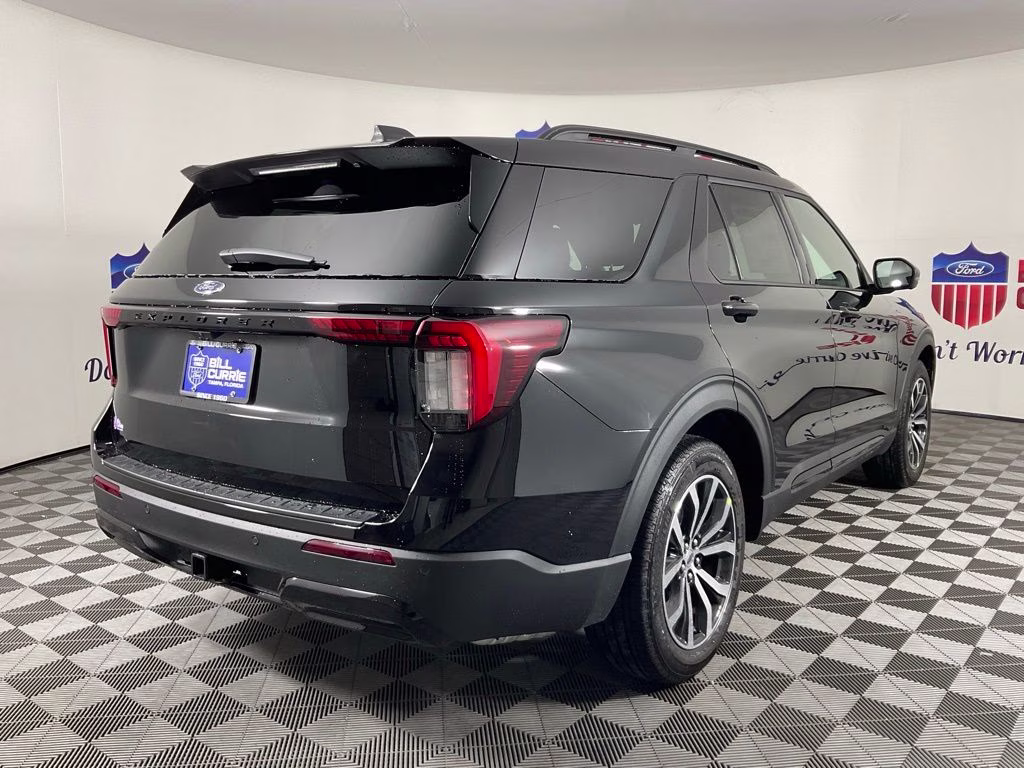 2026 Black Metallic Ford Explorer ST-Line RWD SUV