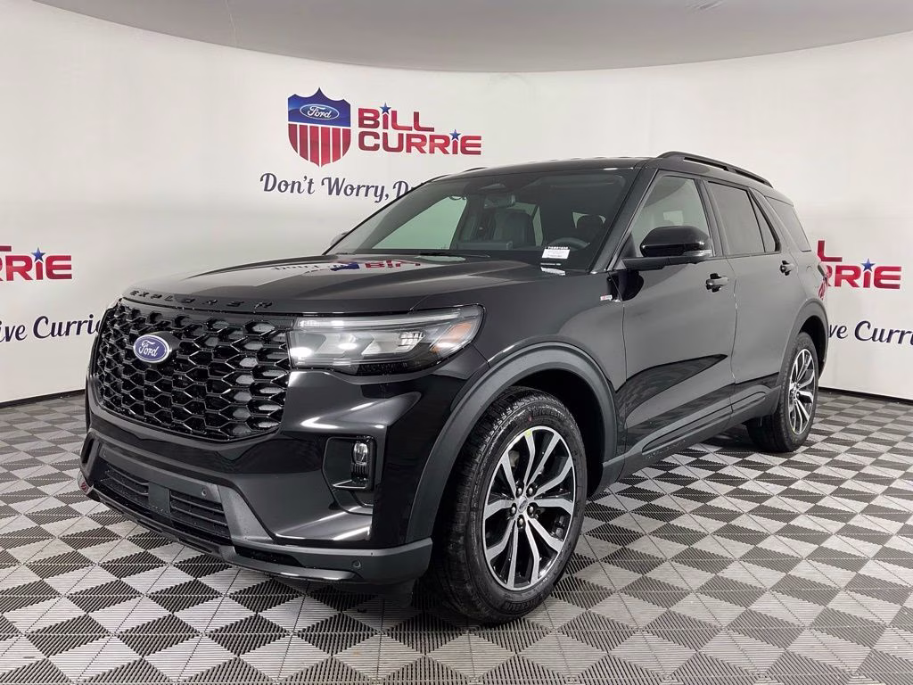 2026 Black Metallic Ford Explorer ST-Line RWD SUV