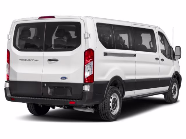 2024 White Ford Transit Passenger Wagon XL RWD Van