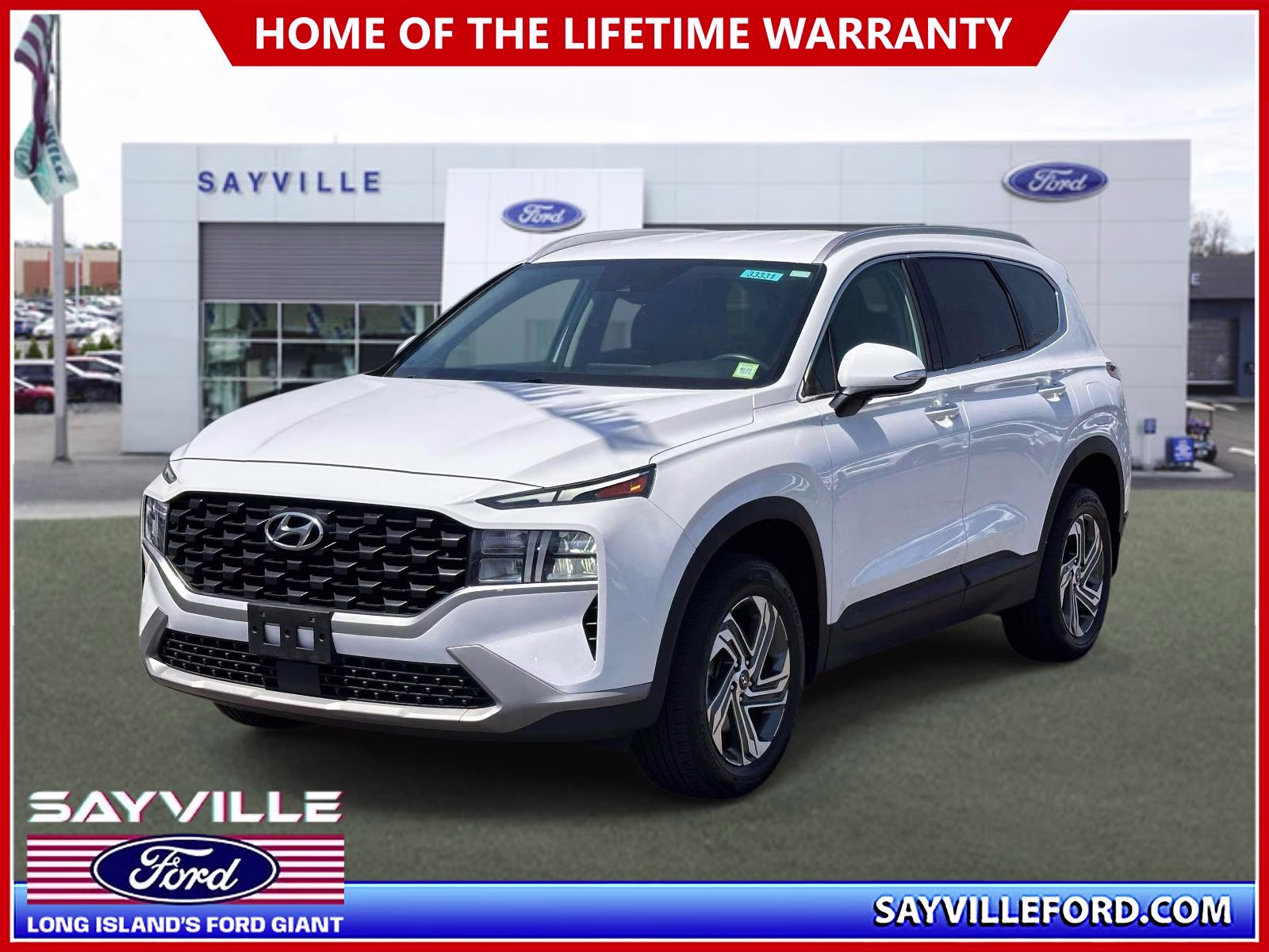 2023 Serenity White Pearl Hyundai Santa Fe SEL AWD AWD SUV