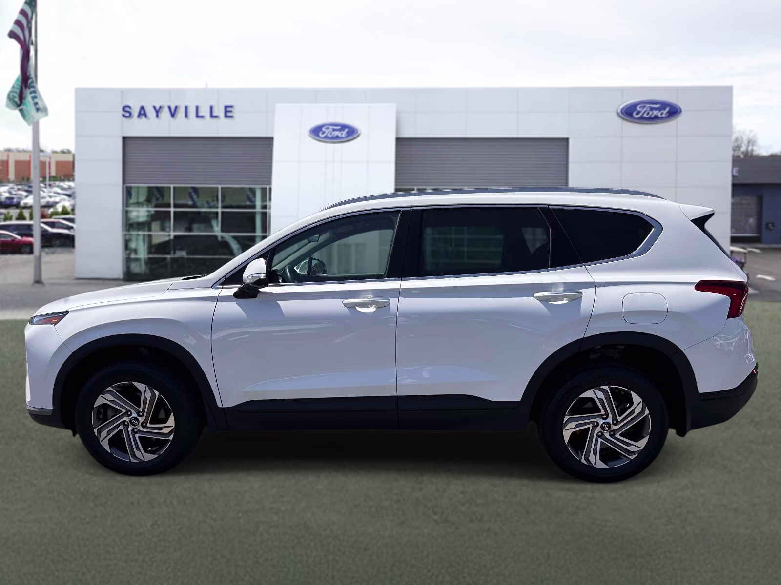 2023 Serenity White Pearl Hyundai Santa Fe SEL AWD AWD SUV