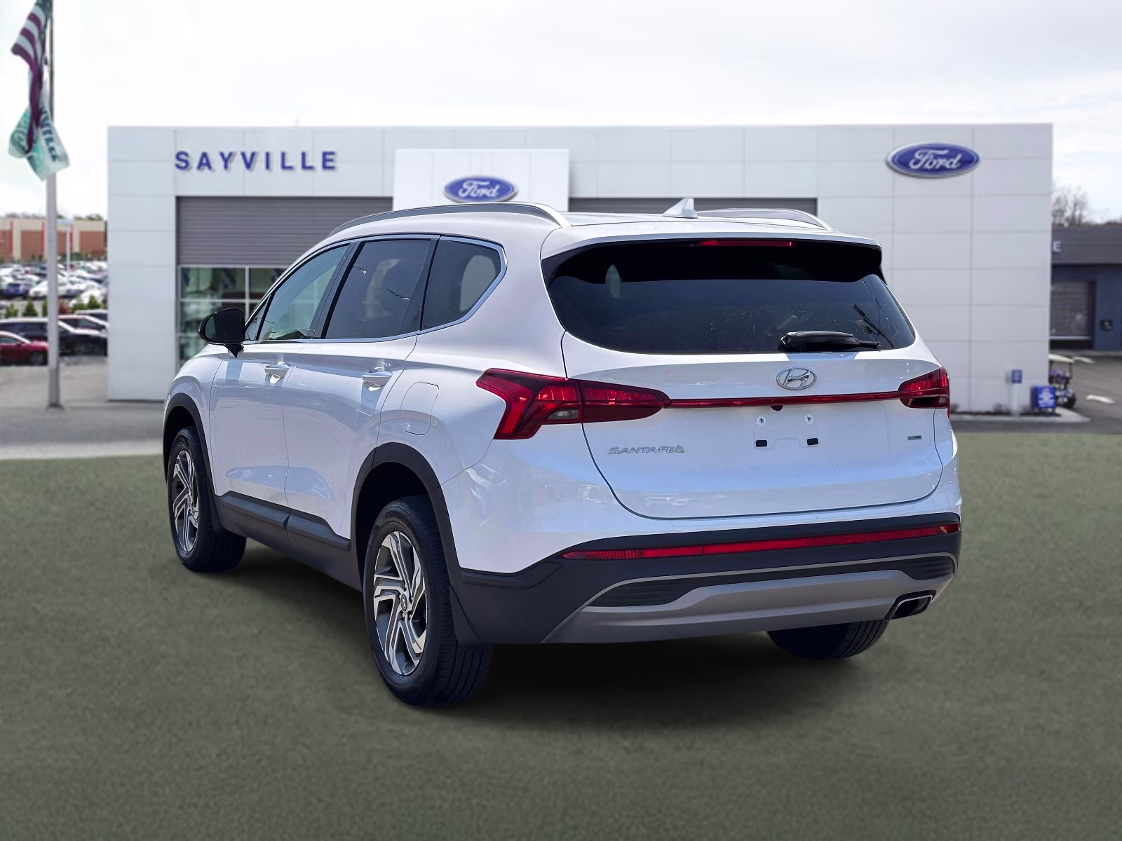 2023 Serenity White Pearl Hyundai Santa Fe SEL AWD AWD SUV