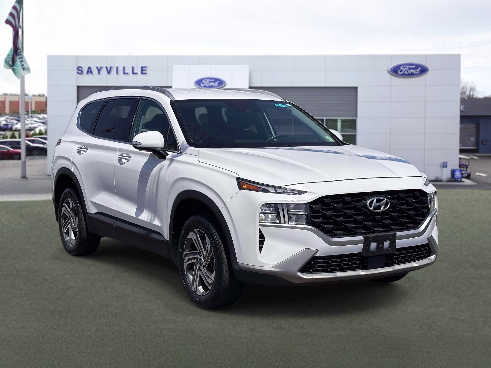 2023 Serenity White Pearl Hyundai Santa Fe SEL AWD AWD SUV