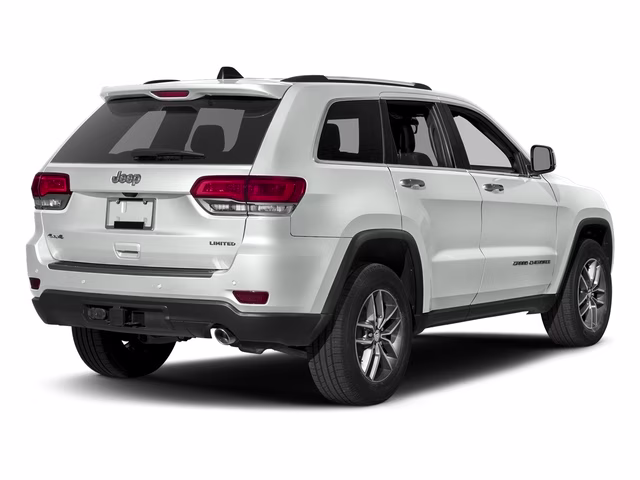 2017 Bright White Clearcoat Jeep Grand Cherokee Limited RWD SUV