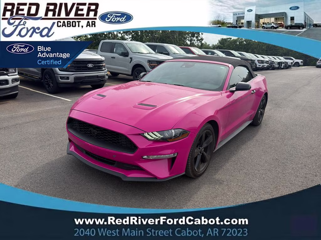 2021 Iconic Silver Metallic Ford Mustang EcoBoost Premium RWD Convertible