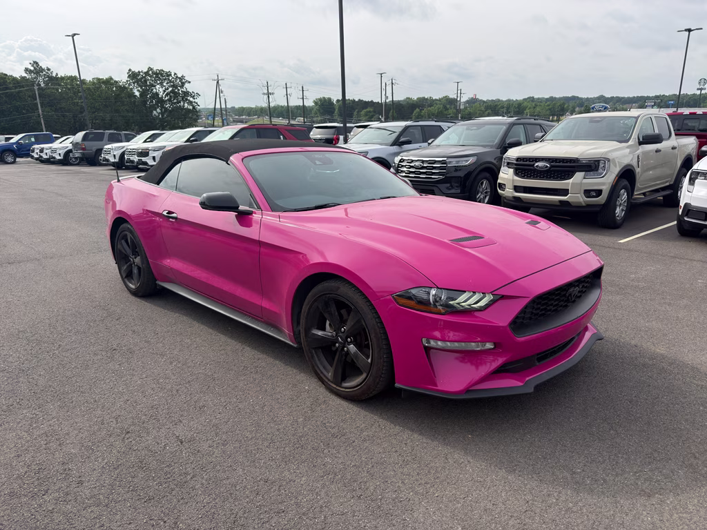 2021 Iconic Silver Metallic Ford Mustang EcoBoost Premium RWD Convertible