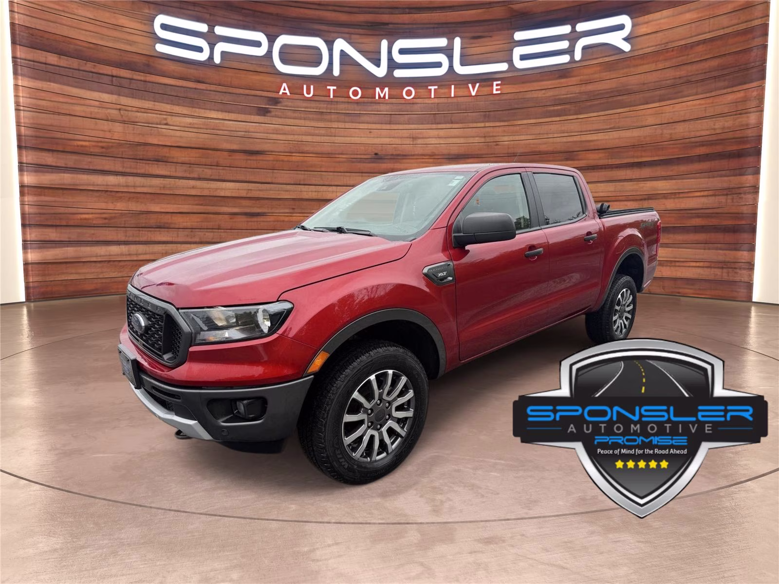 2019 Hot Pepper Red Metallic Tinted Clearcoat Ford Ranger XLT 4X4 Truck