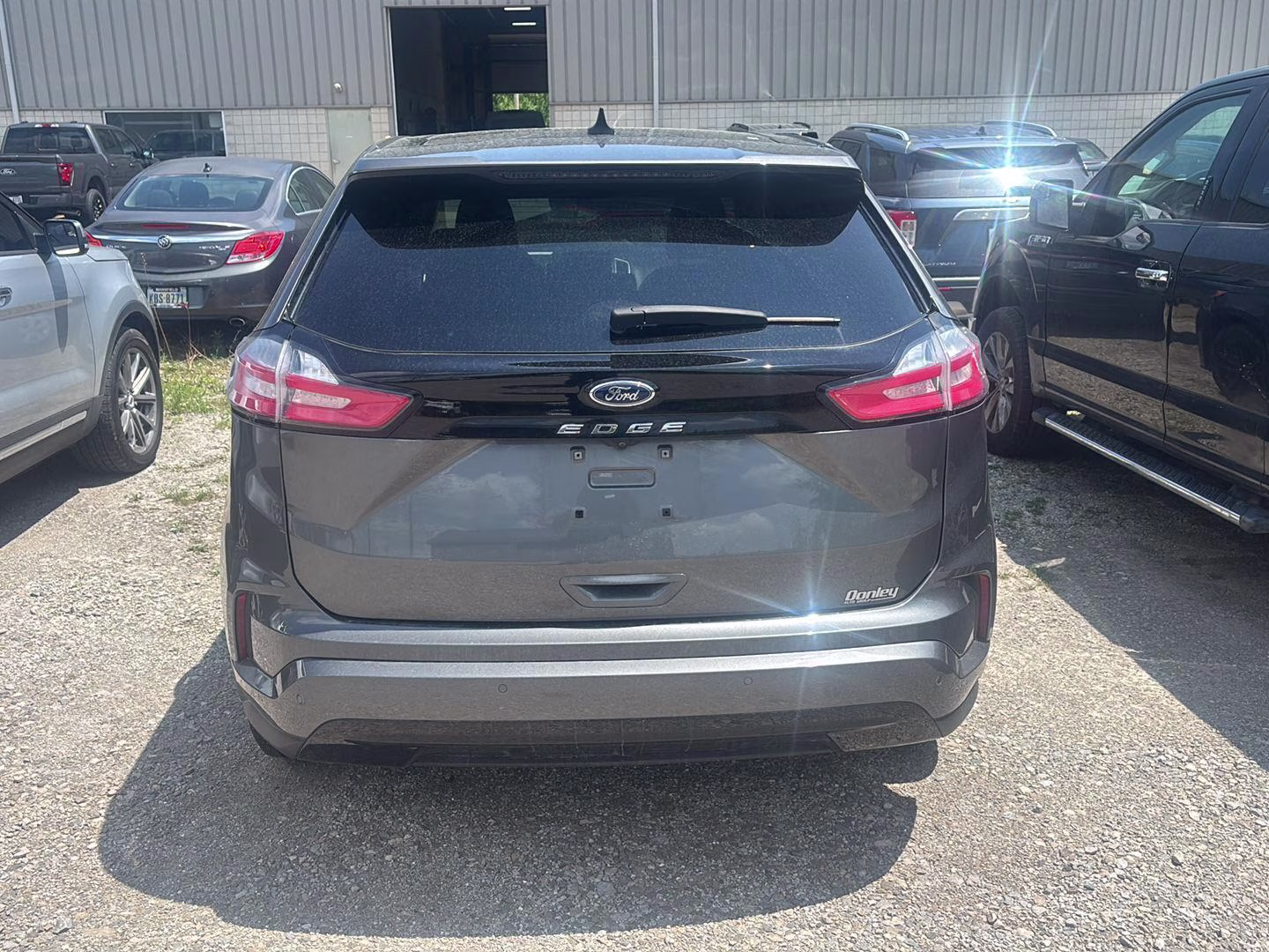 2023 Carbonized Gray Metallic Ford Edge ST-Line AWD SUV
