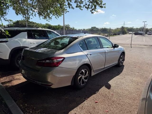 2017 Lunar Silver Metallic Honda Accord Sedan LX FWD Sedan
