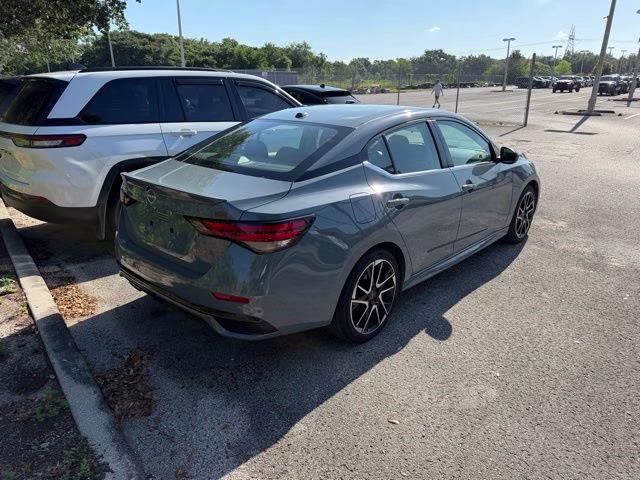 2024 Atlantic Gray Metallic Nissan Sentra SR FWD Sedan