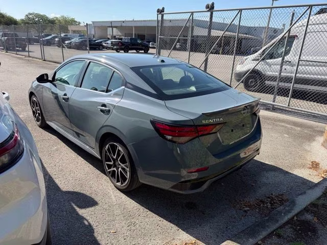 2024 Atlantic Gray Metallic Nissan Sentra SR FWD Sedan