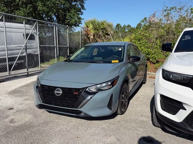 2024 Atlantic Gray Metallic Nissan Sentra SR FWD Sedan