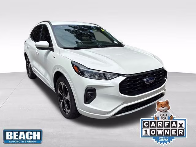 2023 White Metallic Ford Escape ST-Line Select AWD SUV
