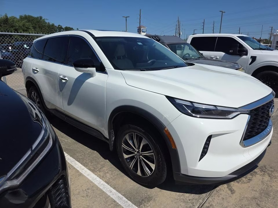 2023 Glacier White INFINITI QX60 PURE FWD SUV