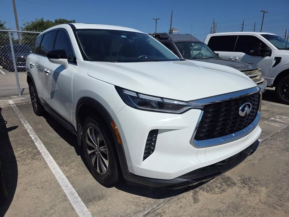 2023 Glacier White INFINITI QX60 PURE FWD SUV