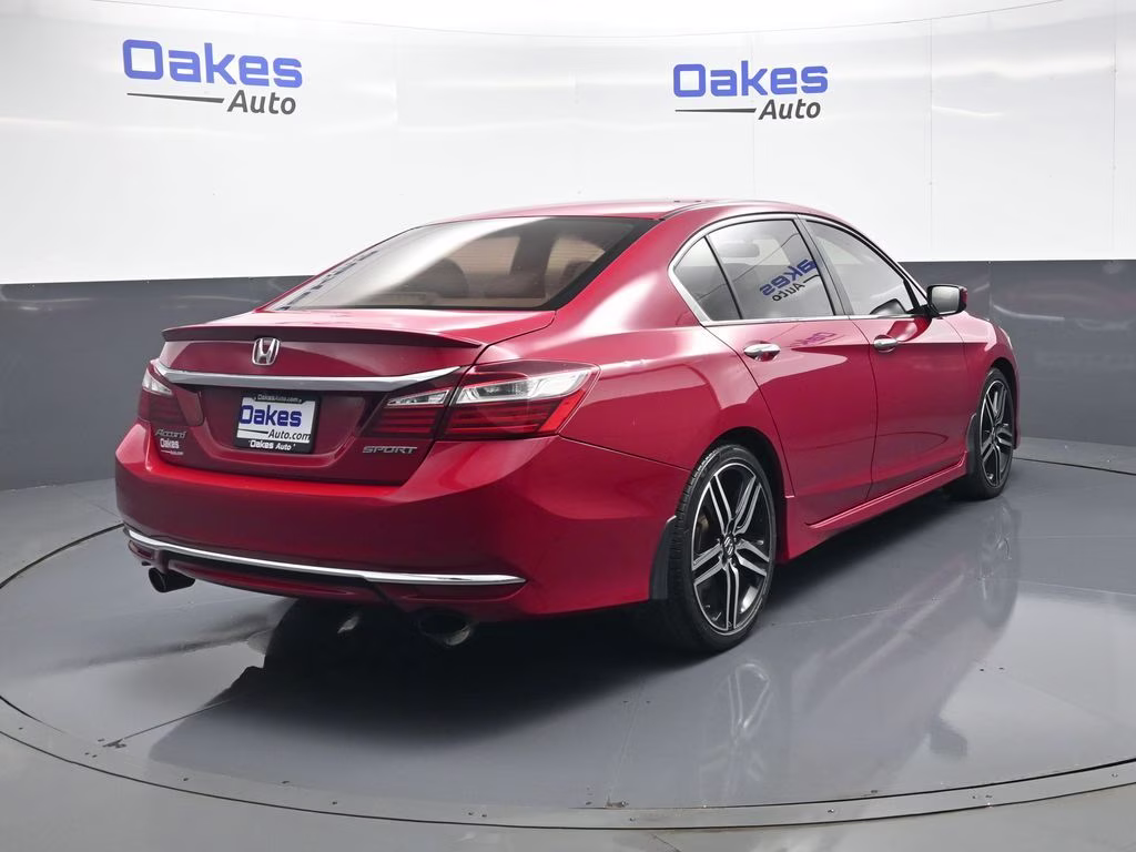 2016 San Marino Red Honda Accord Sport FWD Sedan