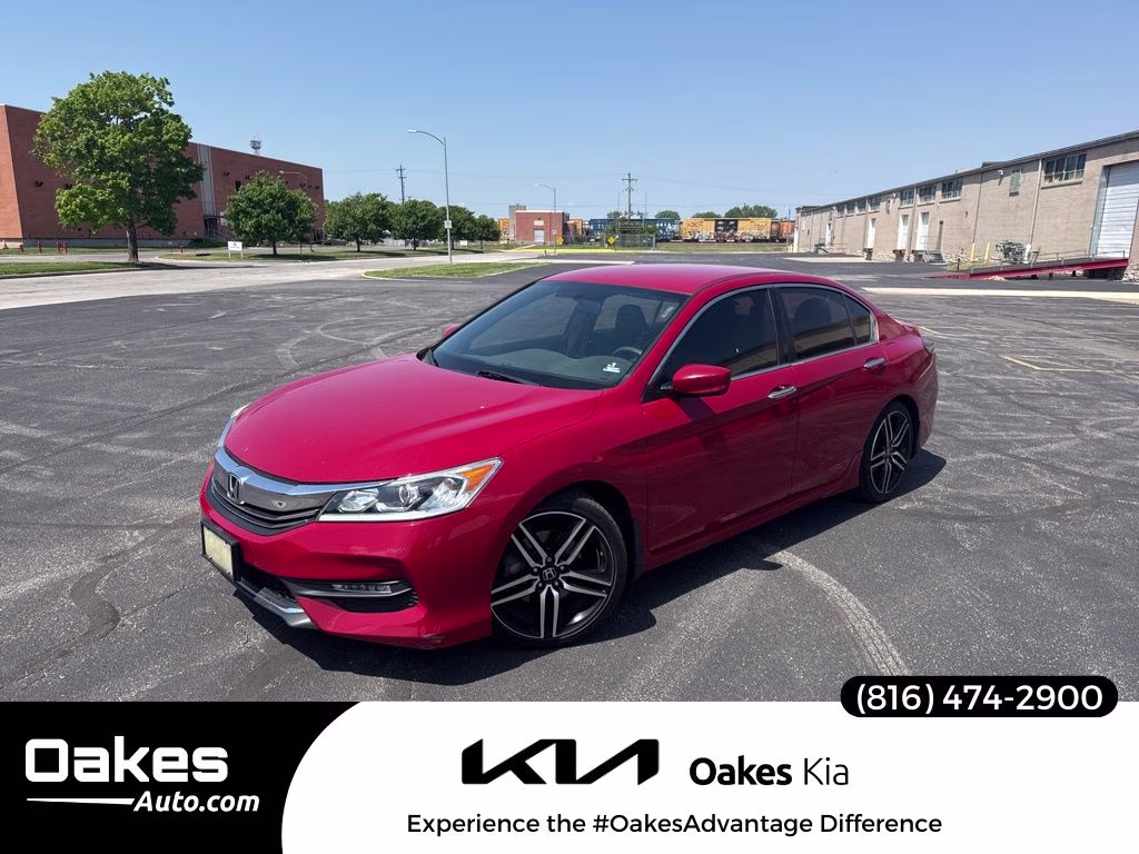 2016 San Marino Red Honda Accord Sport FWD Sedan