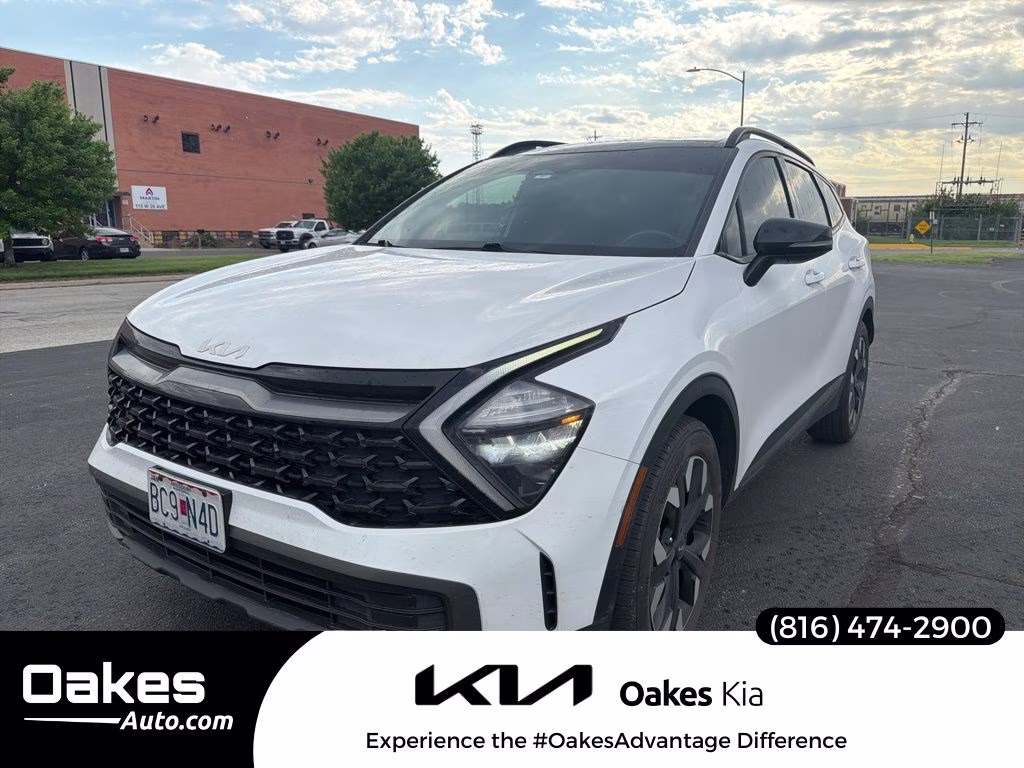 2023 Glacial White Pearl Kia Sportage X-Line AWD SUV