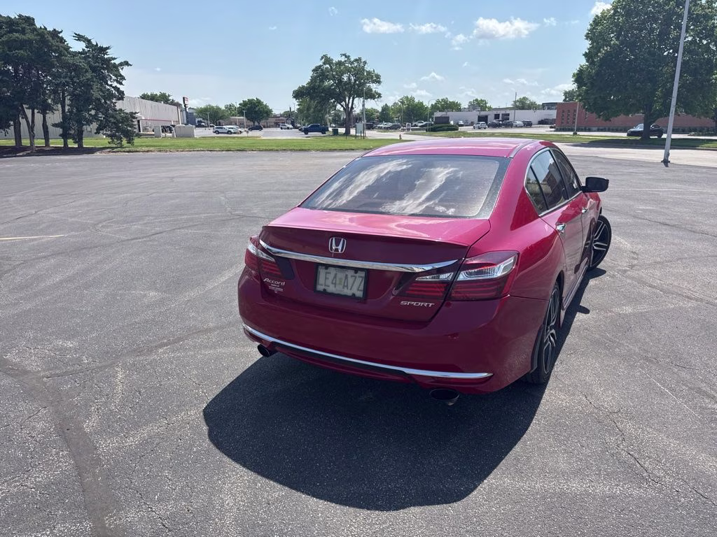 2016 San Marino Red Honda Accord Sport FWD Sedan