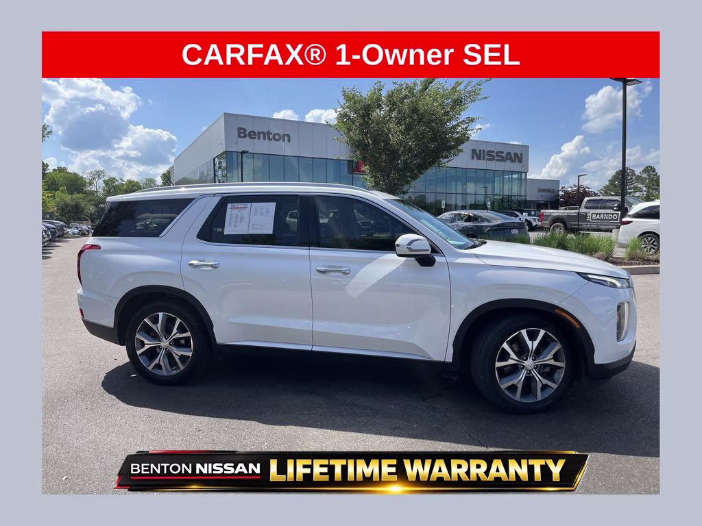 2021 Hyper White Hyundai Palisade SEL AWD SUV
