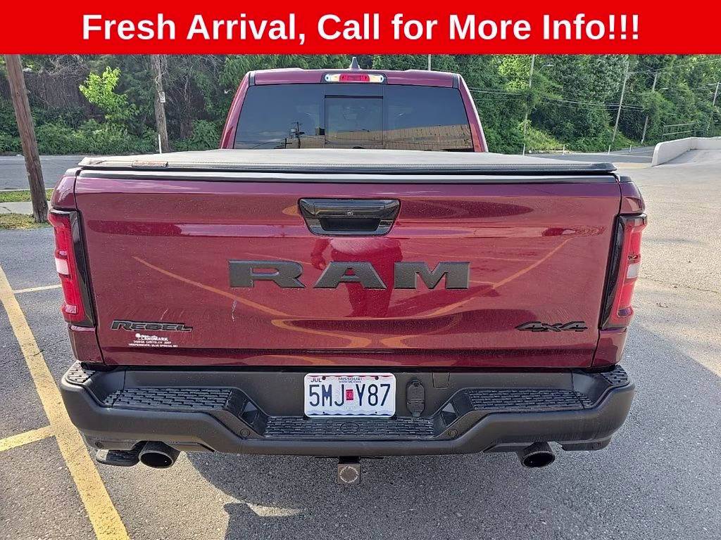 2025 Delmonico Red Pearlcoat Ram 1500 Rebel 4X4 Truck