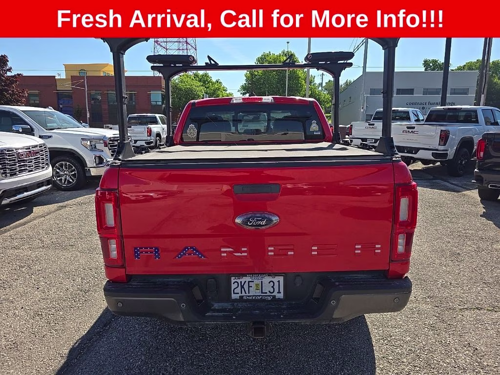 2022 Race Red Ford Ranger Lariat 4X4 Truck