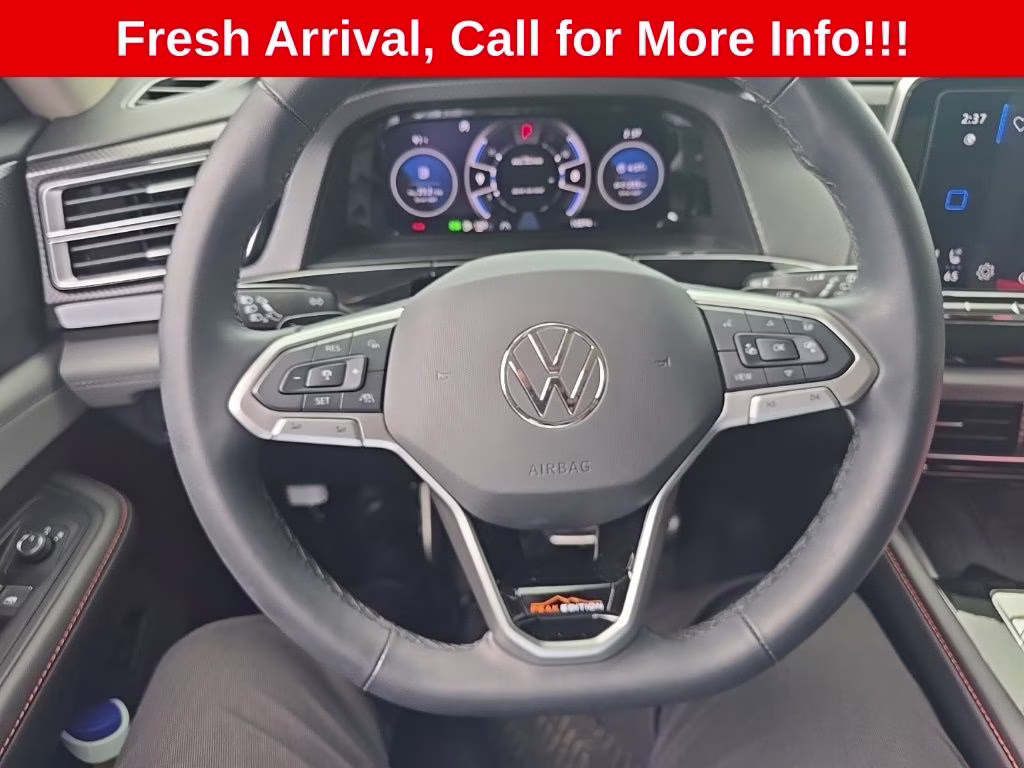 2025 Pure Gray Volkswagen Atlas 2.0T Peak Edition AWD SUV