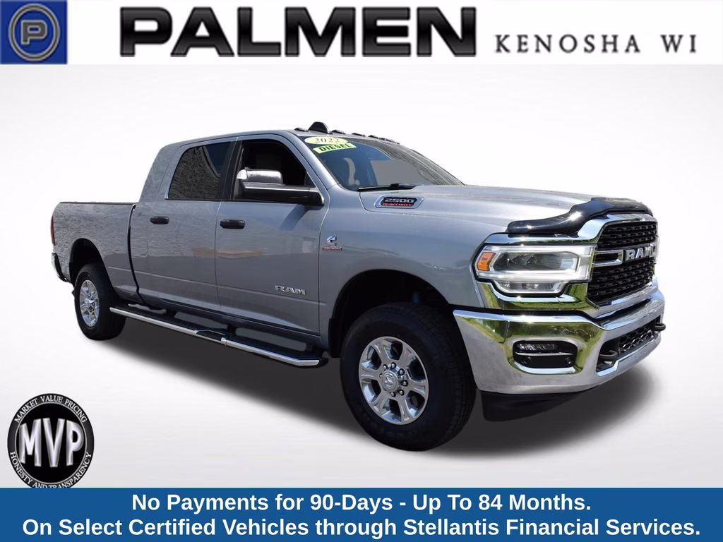 2022 Billet Silver Metallic Clearcoat Ram 2500 Big Horn 4X4 Truck