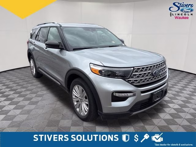 2023 Silver Metallic Ford Explorer Limited 4X4 SUV