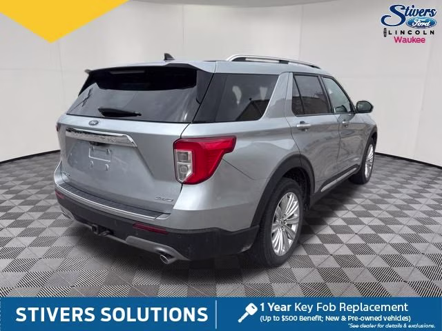2023 Silver Metallic Ford Explorer Limited 4X4 SUV