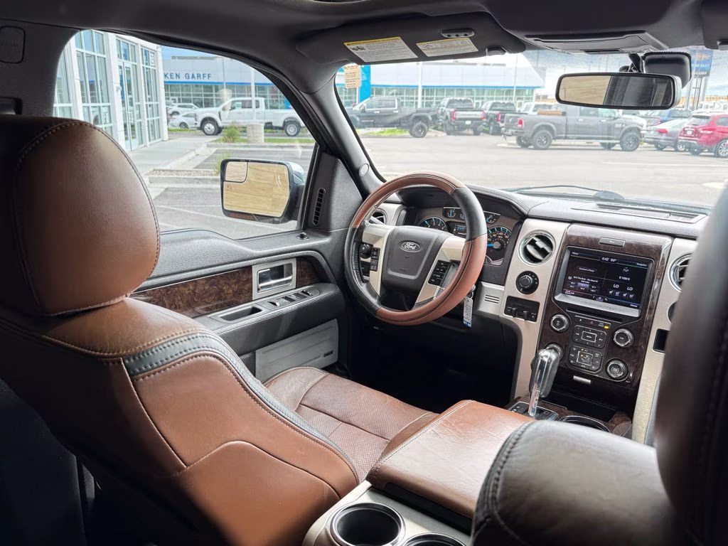 2013 Blue Ford F-150 Platinum 4X4 Truck