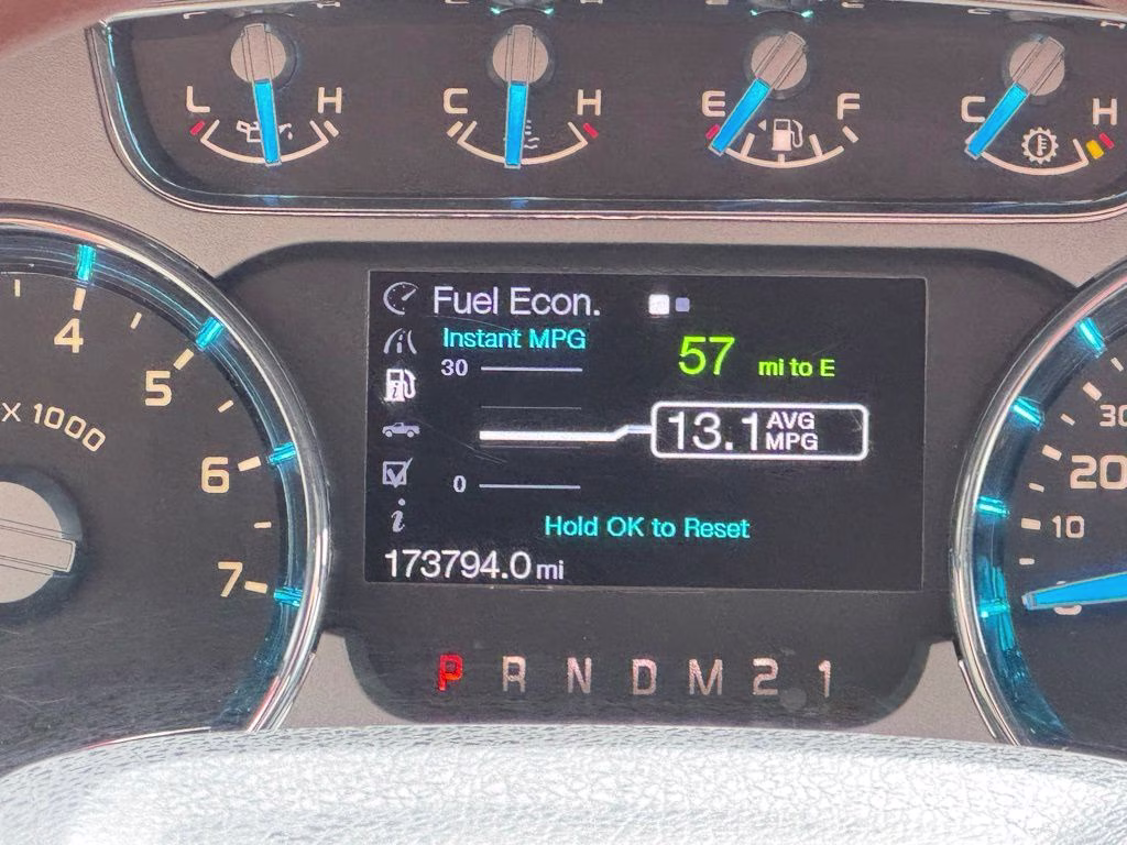 2013 Blue Ford F-150 Platinum 4X4 Truck
