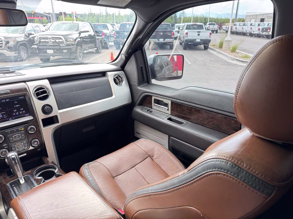 2013 Blue Ford F-150 Platinum 4X4 Truck