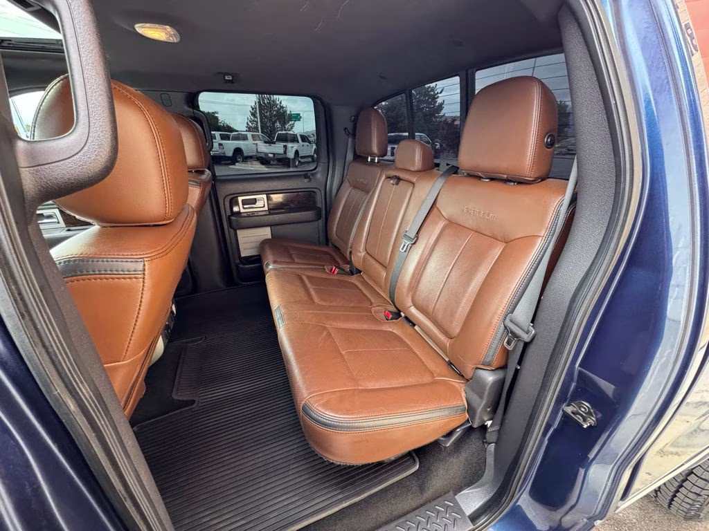 2013 Blue Ford F-150 Platinum 4X4 Truck