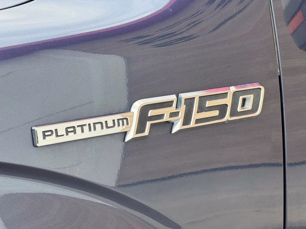 2013 Blue Ford F-150 Platinum 4X4 Truck
