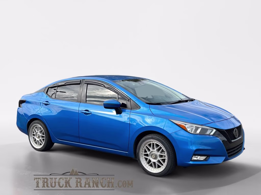 2021 Electric Blue Metallic Nissan Versa 1.6 SV FWD Sedan