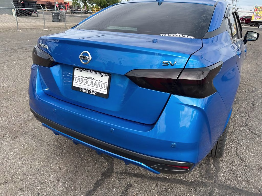 2021 Electric Blue Metallic Nissan Versa 1.6 SV FWD Sedan