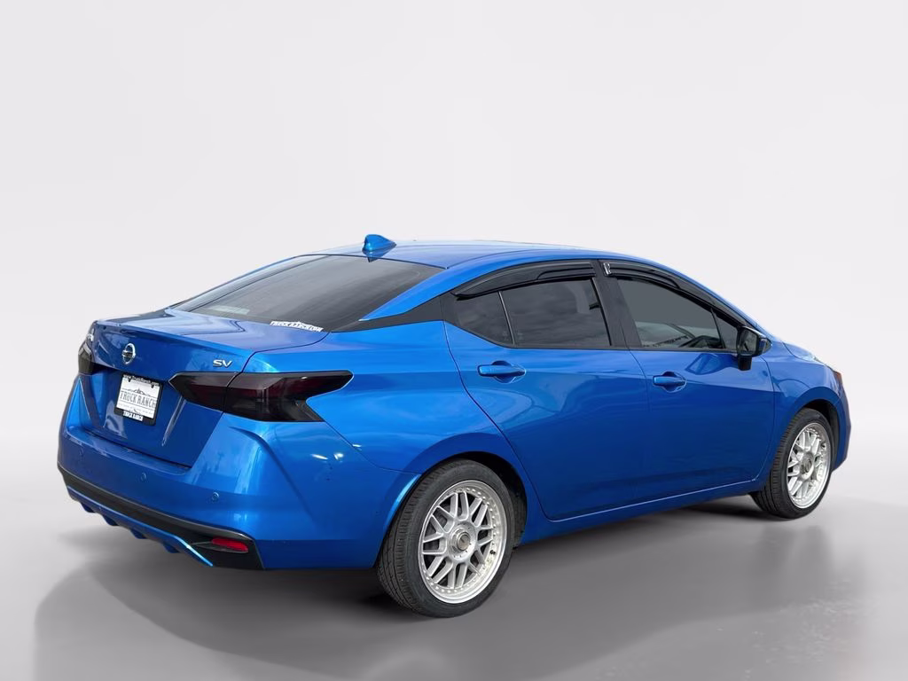 2021 Electric Blue Metallic Nissan Versa 1.6 SV FWD Sedan