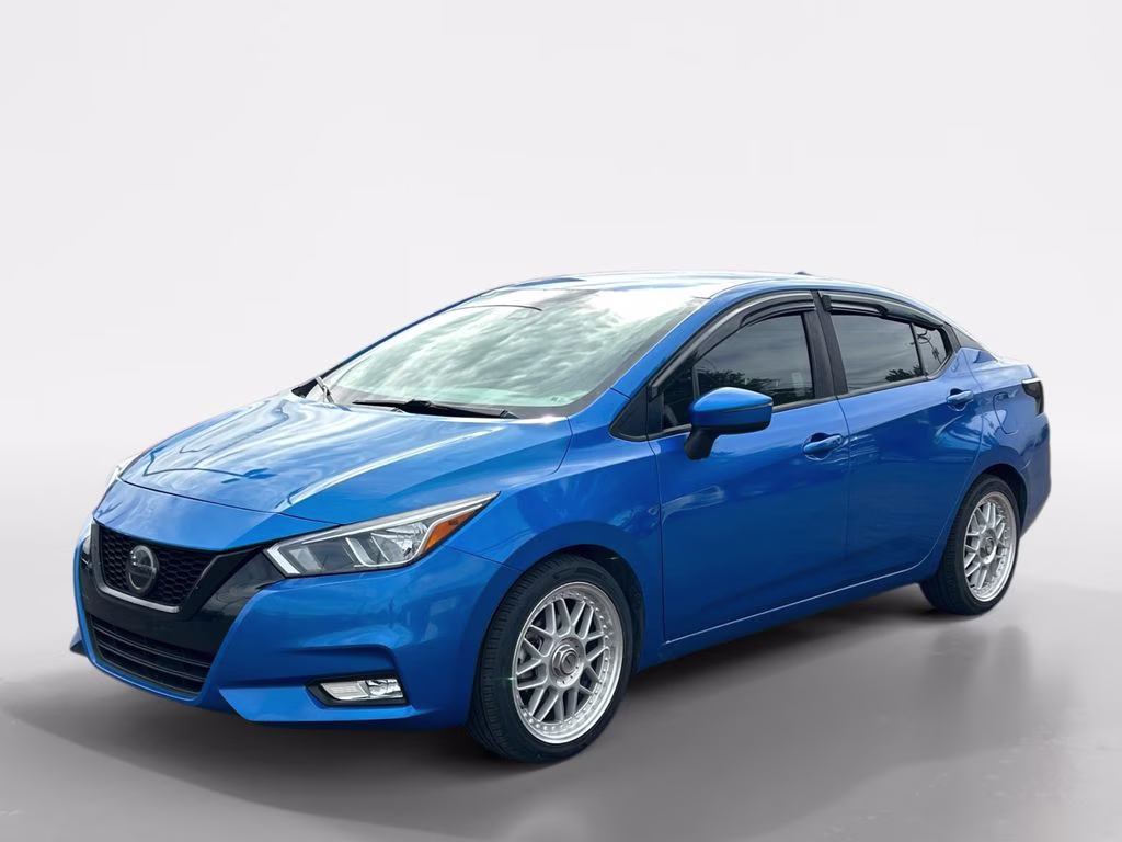 2021 Electric Blue Metallic Nissan Versa 1.6 SV FWD Sedan