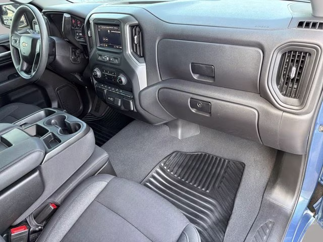 2024 Lakeshore Blue Metallic Chevrolet Silverado 1500 Custom RWD Truck