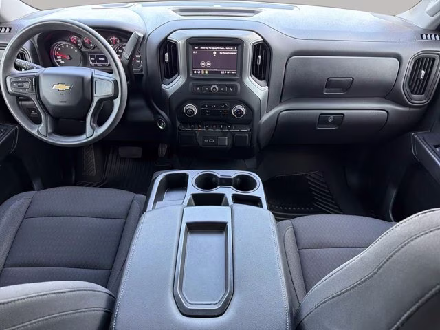 2024 Lakeshore Blue Metallic Chevrolet Silverado 1500 Custom RWD Truck