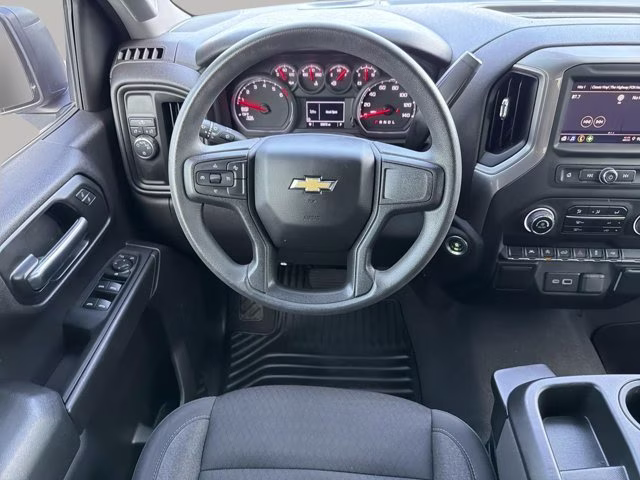 2024 Lakeshore Blue Metallic Chevrolet Silverado 1500 Custom RWD Truck