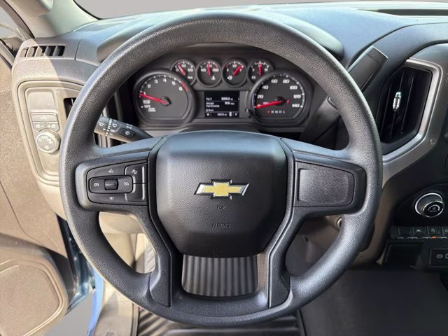 2024 Lakeshore Blue Metallic Chevrolet Silverado 1500 Custom RWD Truck