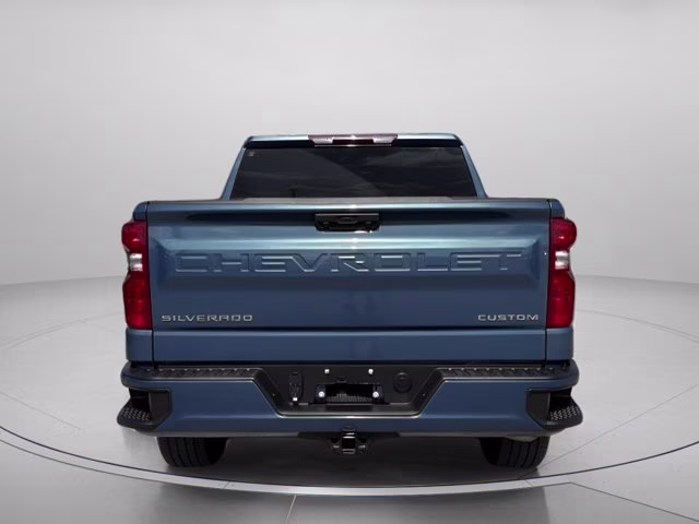 2024 Lakeshore Blue Metallic Chevrolet Silverado 1500 Custom RWD Truck