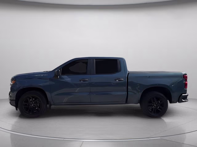 2024 Lakeshore Blue Metallic Chevrolet Silverado 1500 Custom RWD Truck