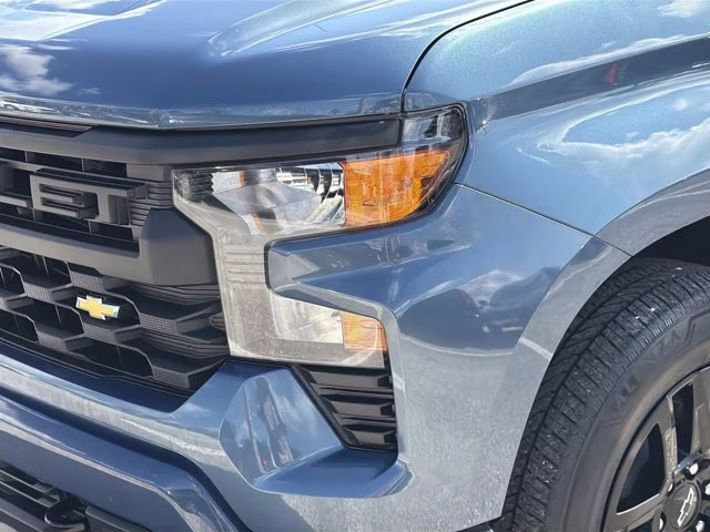 2024 Lakeshore Blue Metallic Chevrolet Silverado 1500 Custom RWD Truck