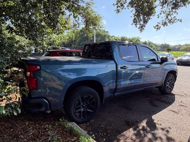 2024 Lakeshore Blue Metallic Chevrolet Silverado 1500 Custom RWD Truck