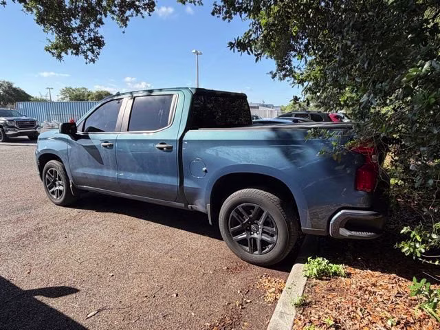 2024 Lakeshore Blue Metallic Chevrolet Silverado 1500 Custom RWD Truck