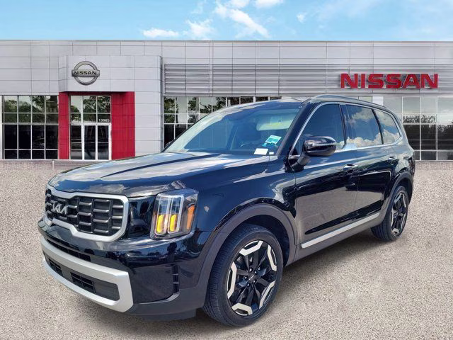 2024 Ebony Black Kia Telluride S FWD SUV